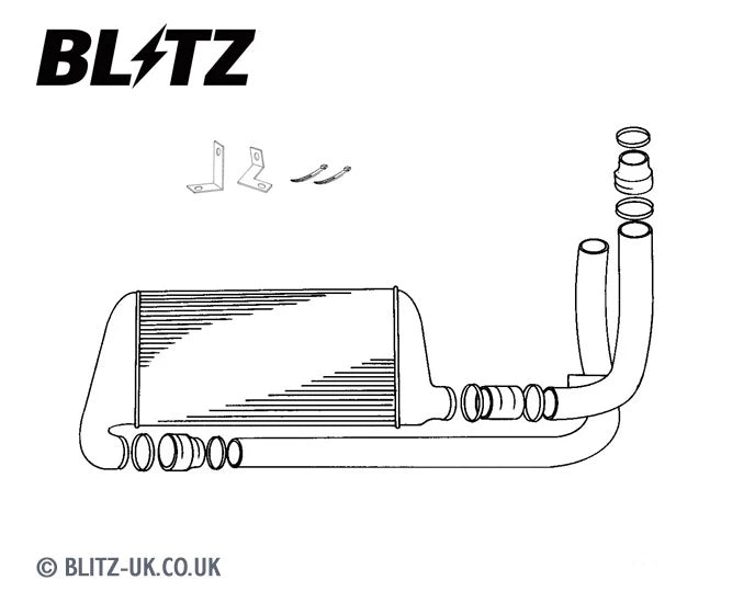 Blitz Standard Edition Intercooler - 23100 - Skyline Skyline GTS R33