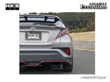 HKS Legamax Premium - Exhaust System - C-HR 1.2 Turbo 4WD - installed