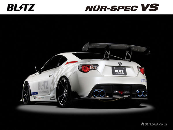 Blitz Nur Spec VSR Exhaust System - 62133V - GT86 TRD Bumper 