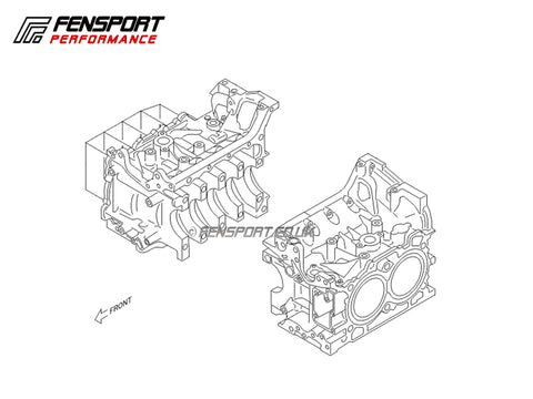 Engine - Block - Bare - GT86 & BRZ - FA20 Engine - SU003-00102