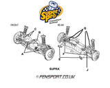 SuperPro - Front Lower Wishbone Bush Kit - SPF1443K - Supra GA70, JZA70, MA70 - SPF1443K